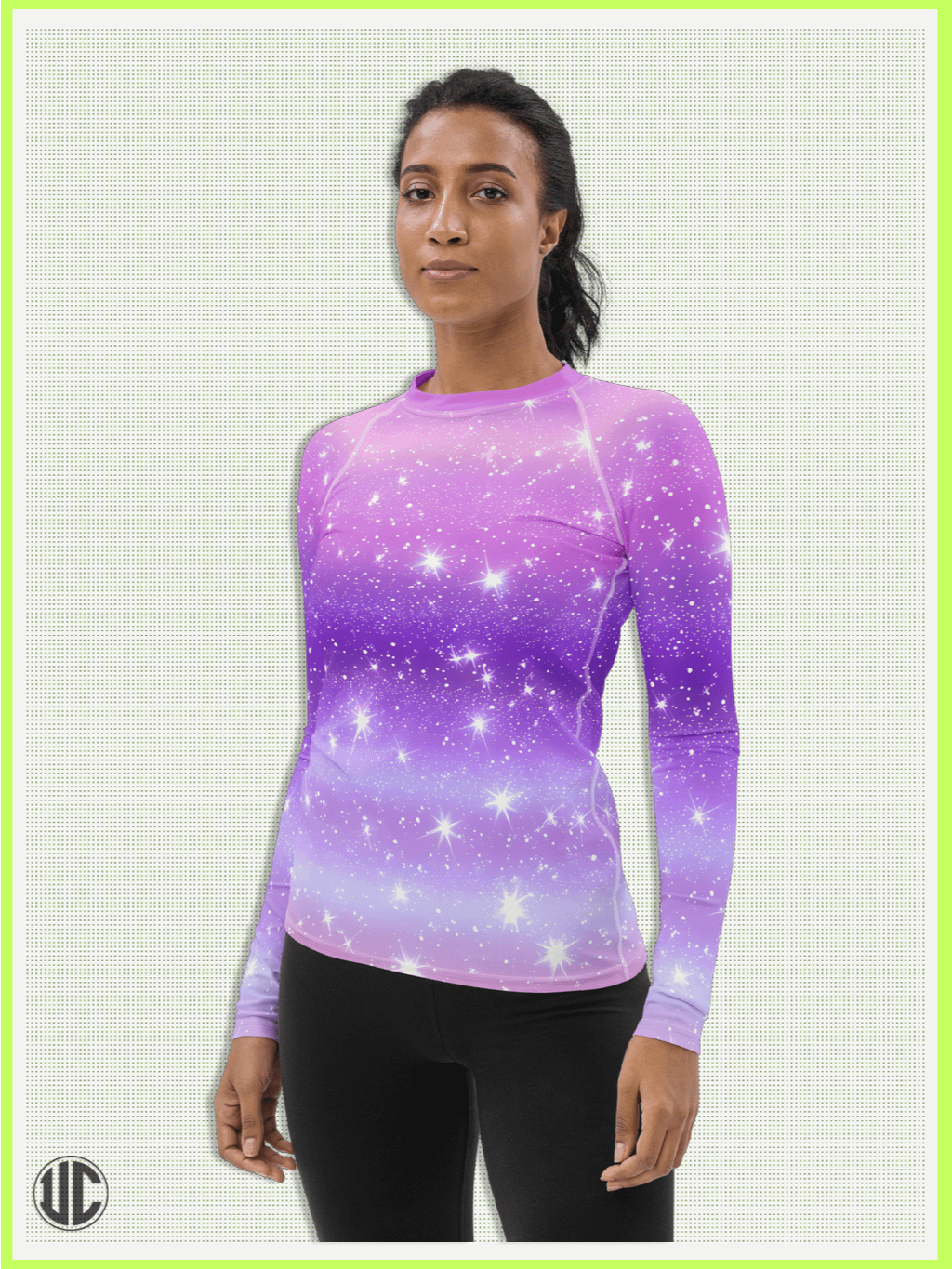 Galactic Twilight - Women's Rash Guard product image (6)