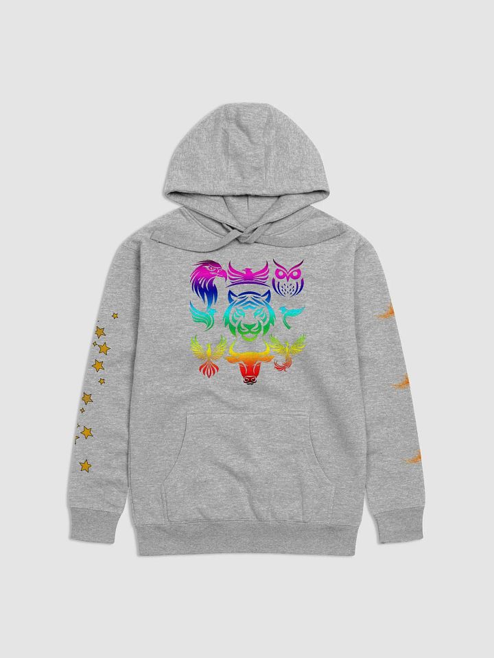 Vibrant Wildlife Dreams Hoodie product image (4)