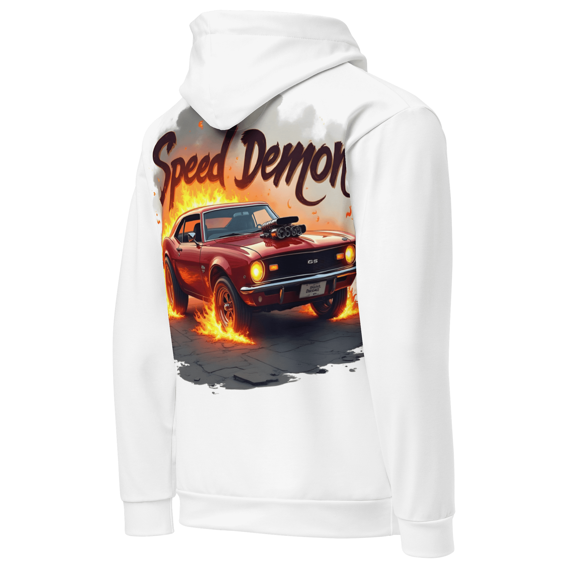 Men All-Over Printed Unisex Hoodie Speed Demon Muscle Car product image (2)