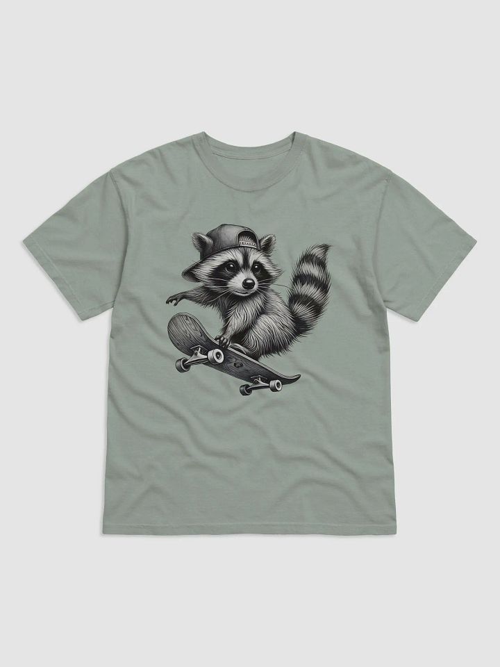 Skater Raccoon Graphic Tee product image (1)