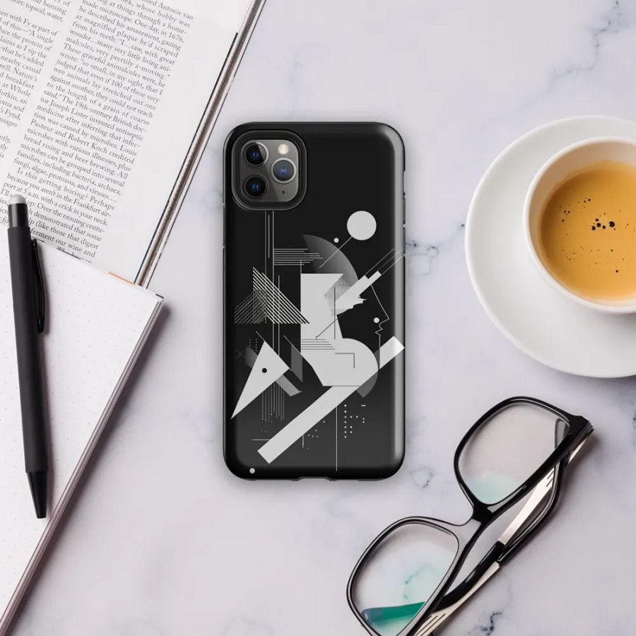 Abstract Persona 001 (Black) (Iphone Tough Case) product image (6)