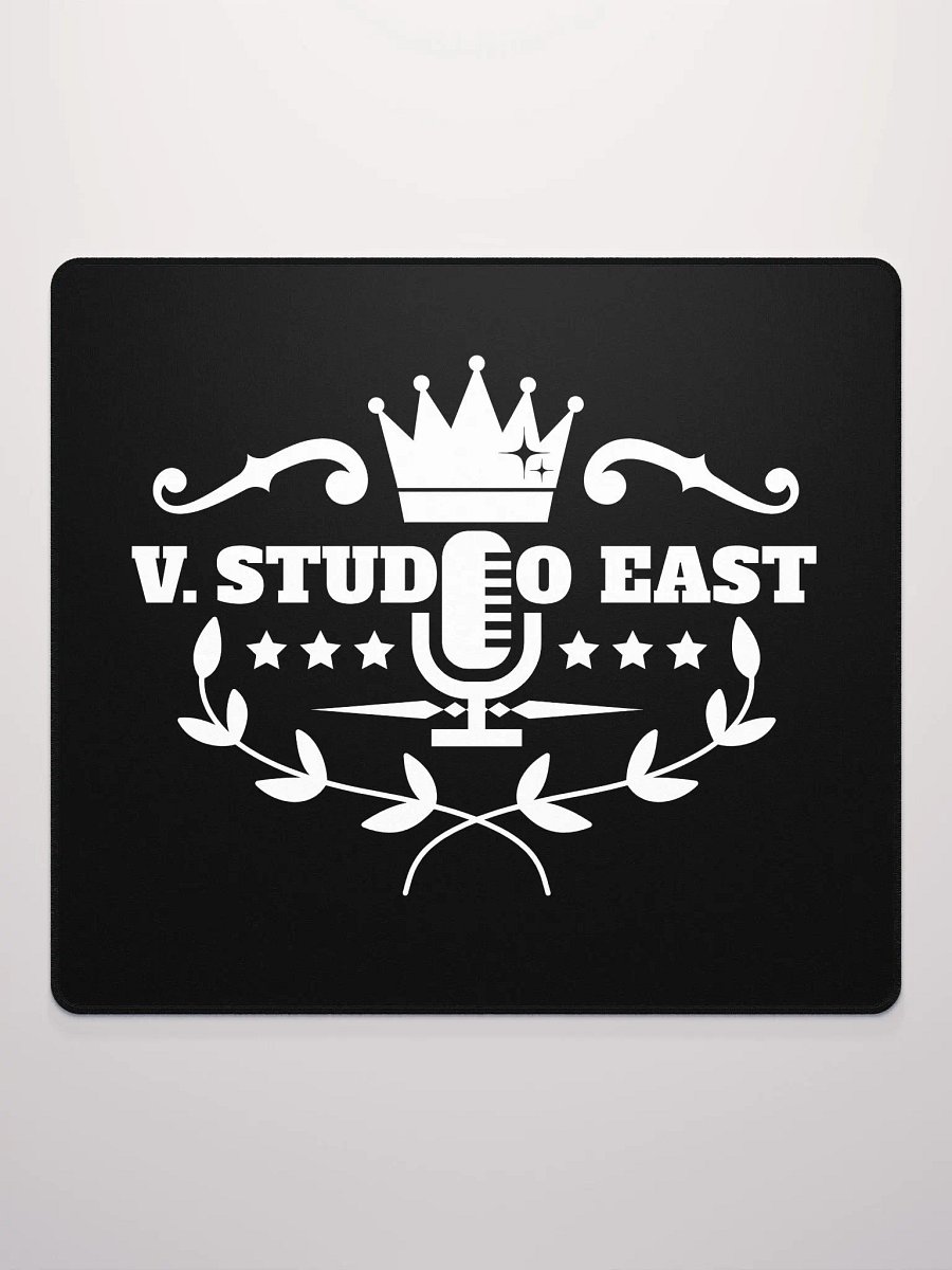 Black mousepad with white logo (large) product image (5)
