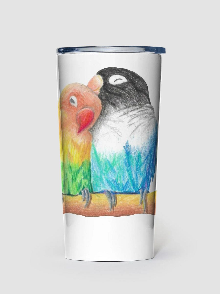 Lovebirds Drawing Travel Cup product image (1)