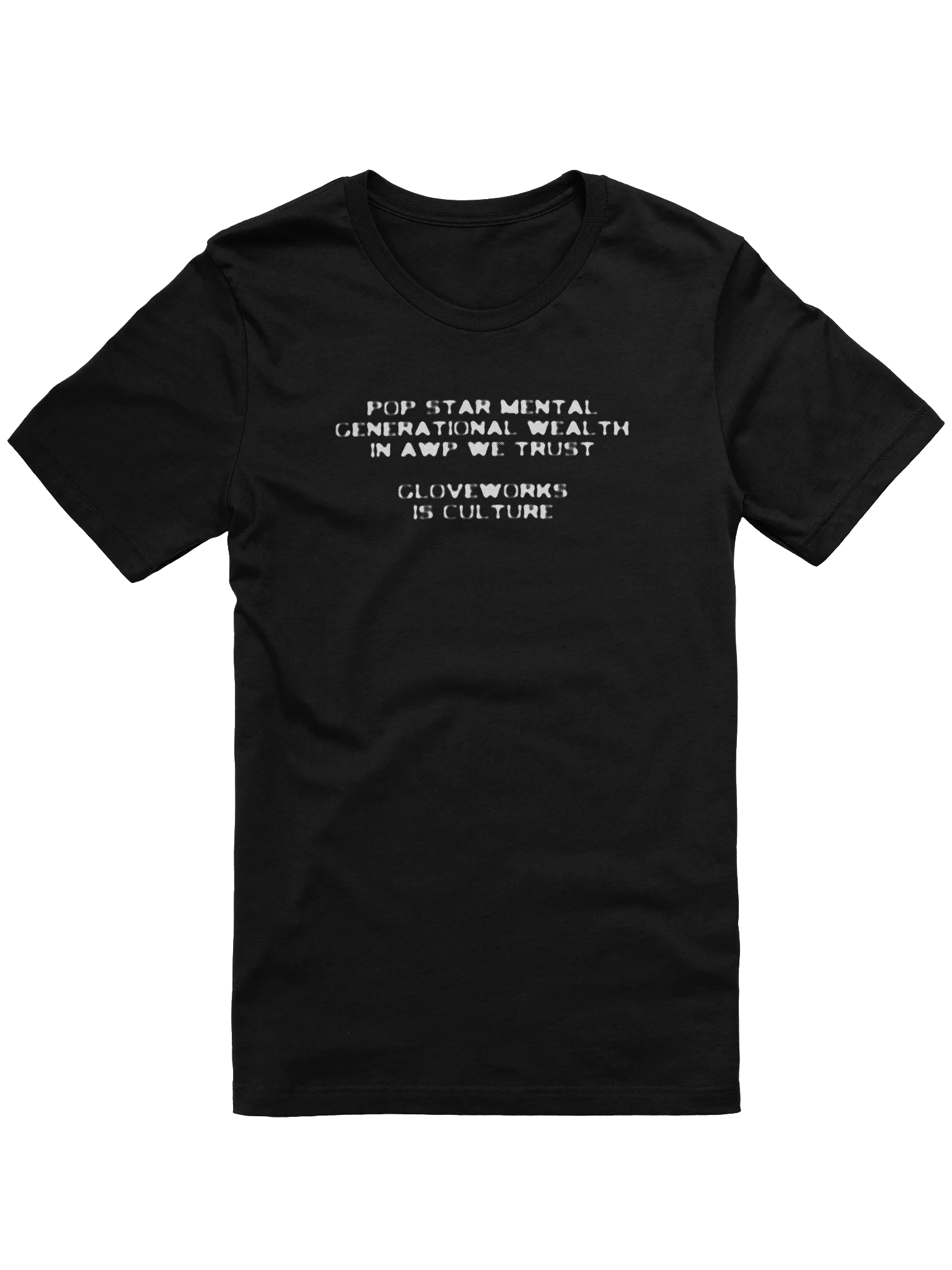 pop star mental - black t-shirt product image (1)