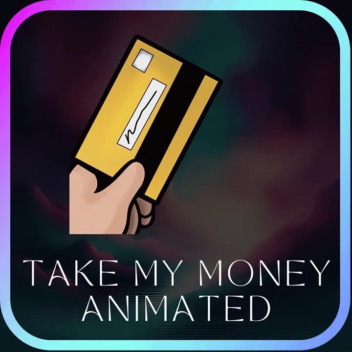 Take My Money Animated Emote product image (1)