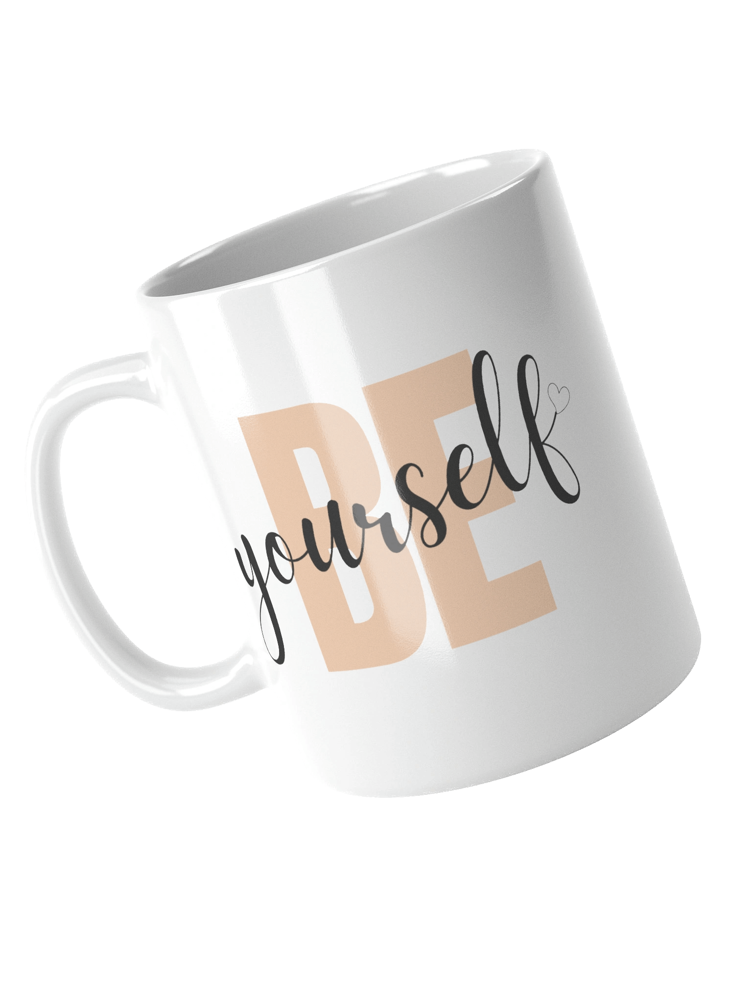 BE Yourself White Glossy Mug product image (4)