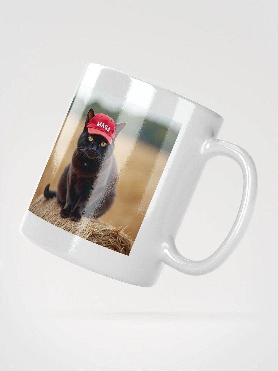 MAGA CAT White Glossy Mug product image (2)