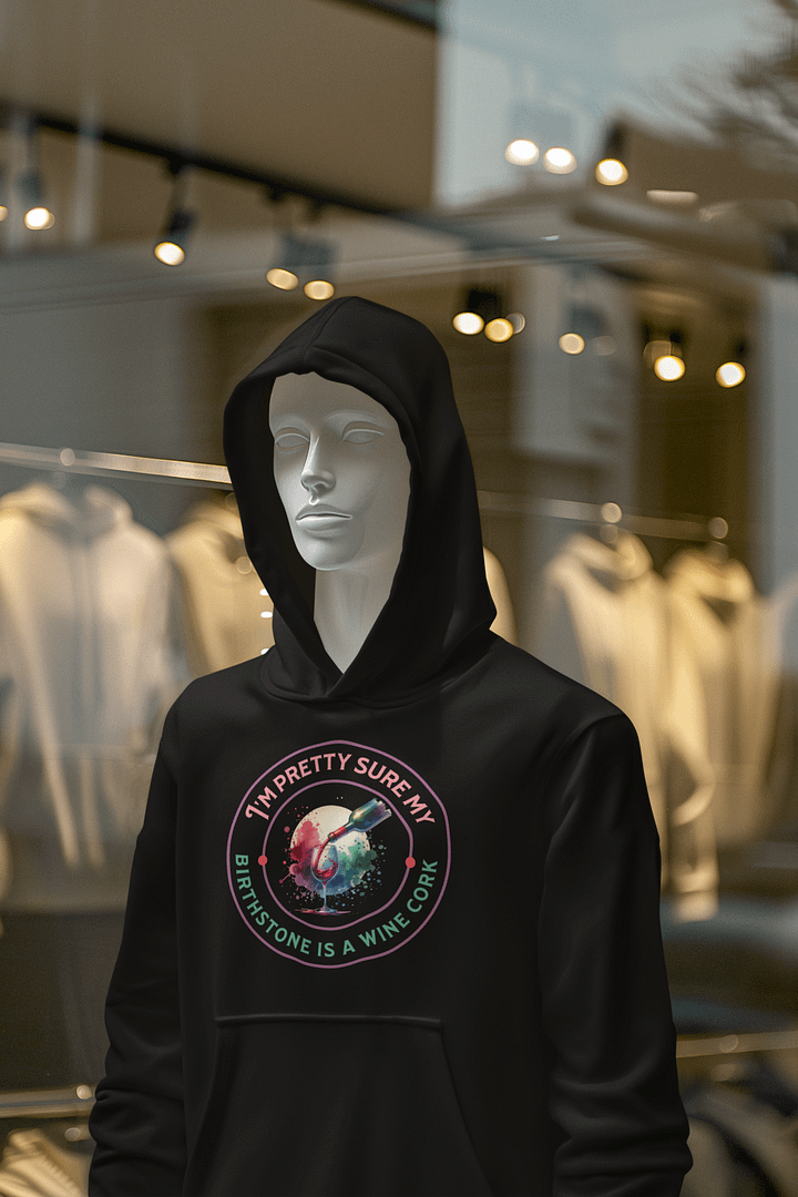 Funny Wine Cork Hoodie product image (2)