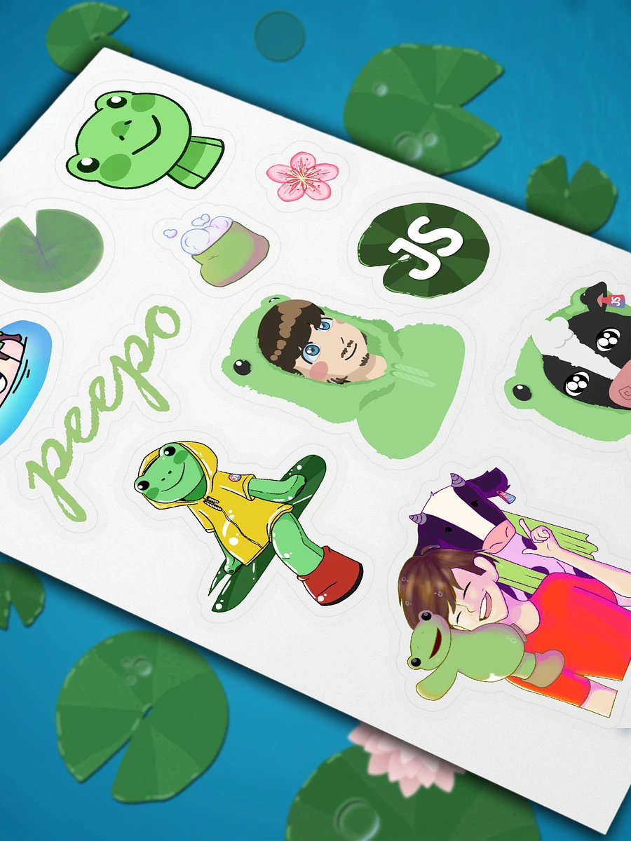 JacobStreams Frog Sticker Sheet product image (6)