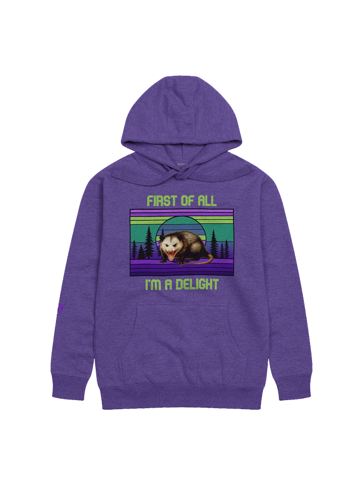 PASP Possum “I’m A Delight” Hoodie – Classic PASP Edition product image (5)