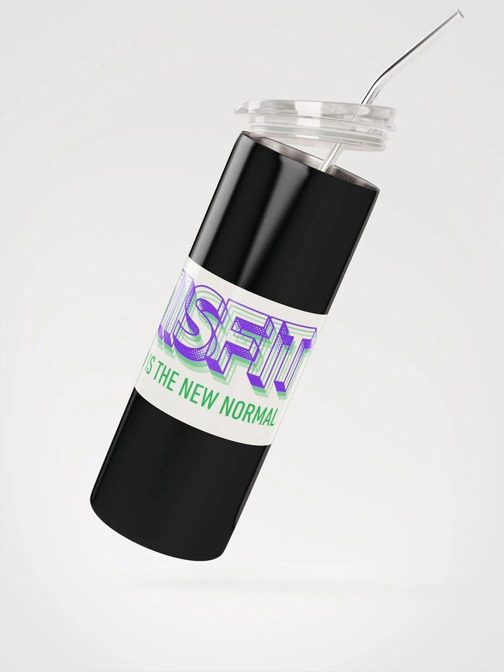 Misfit metal water bottle with straw product image (4)