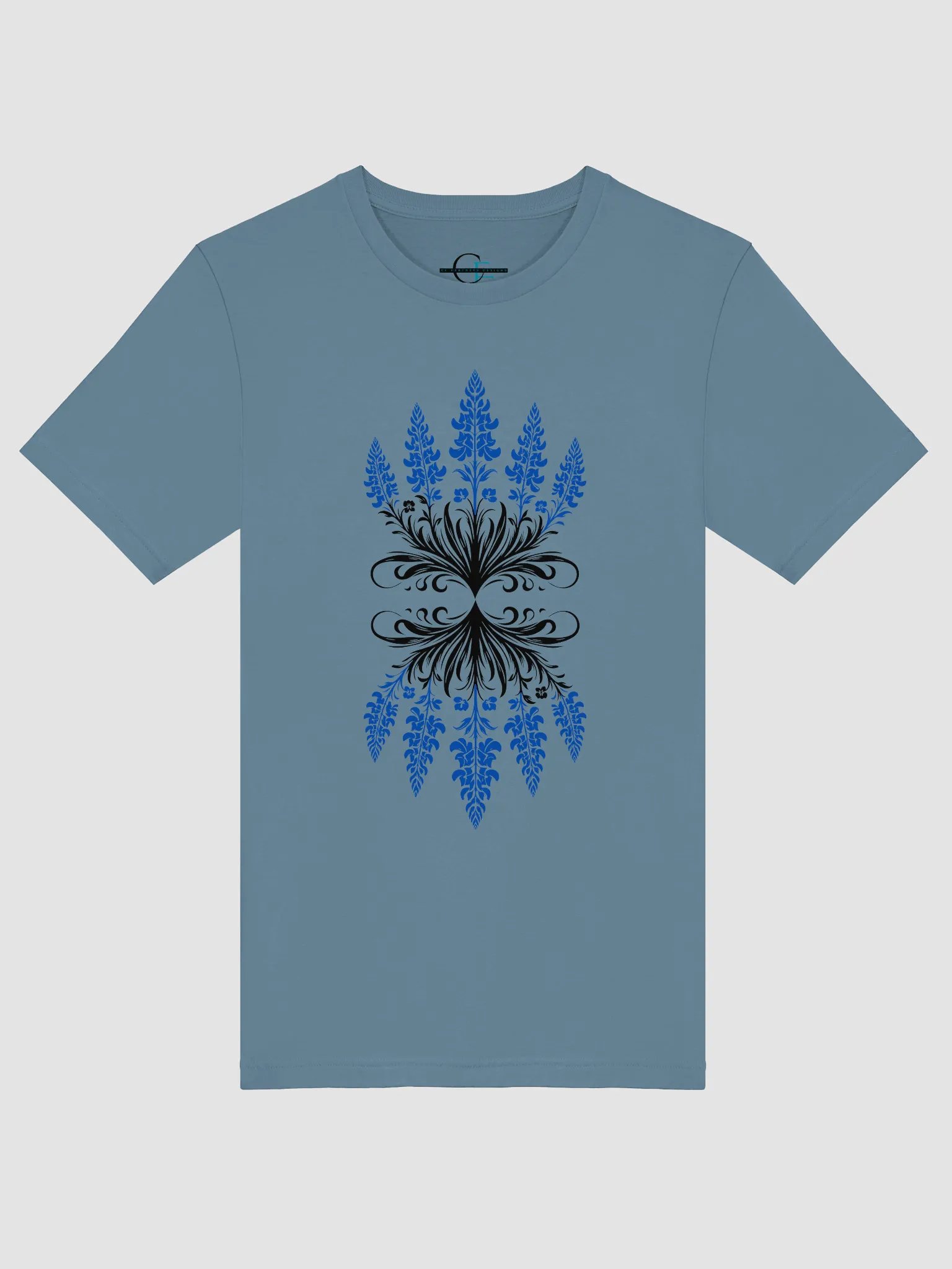Twin Bloom: Texas Bluebonnet Reflection Tee product image (48)