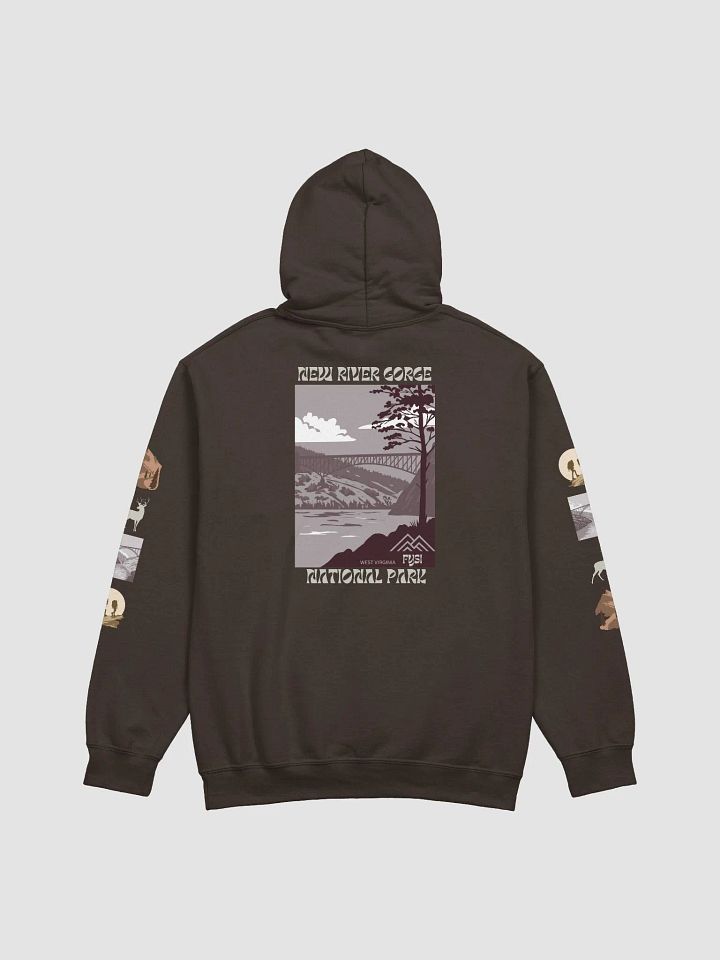 New River Gorge classic organic hoodie product image (2)