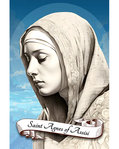 Saint Agnes of Assisi Poster product image (1)
