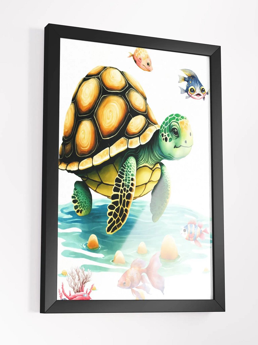 Underwater Harmony - Turtle and Fish Wall Art product image (16)
