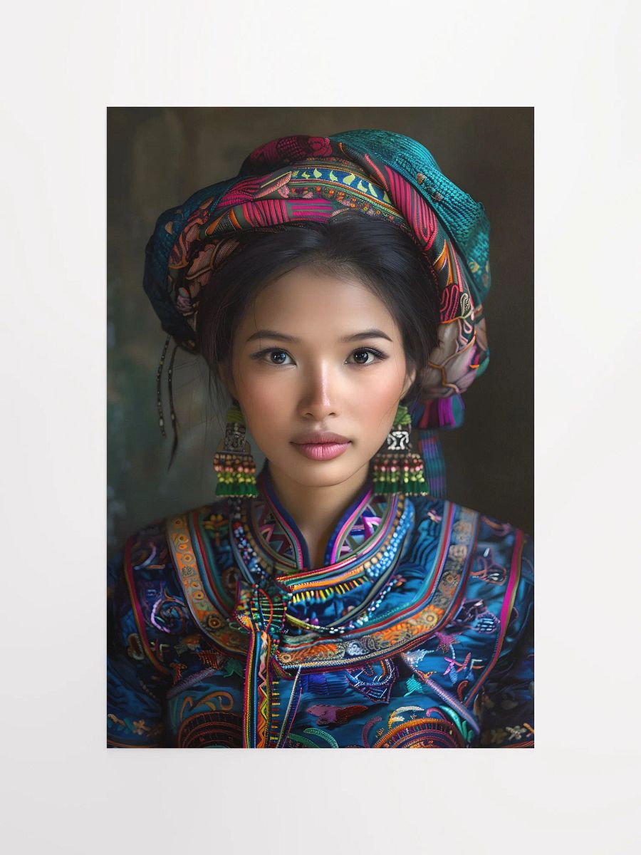 Traditional clothing woman portrait with vibrant colors product image (4)