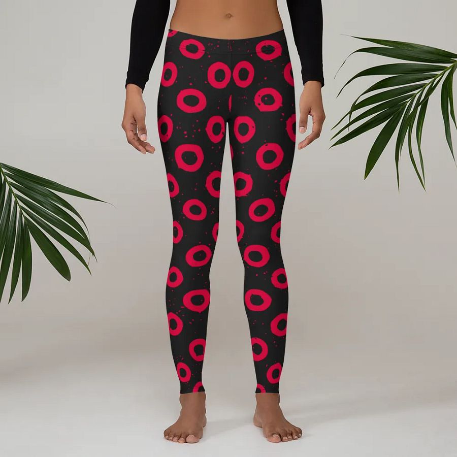 Hand-Drawn Boho Tribal Geometric Pattern Leggings – Artistic, Unique & Ultra-Comfortable product image (3)