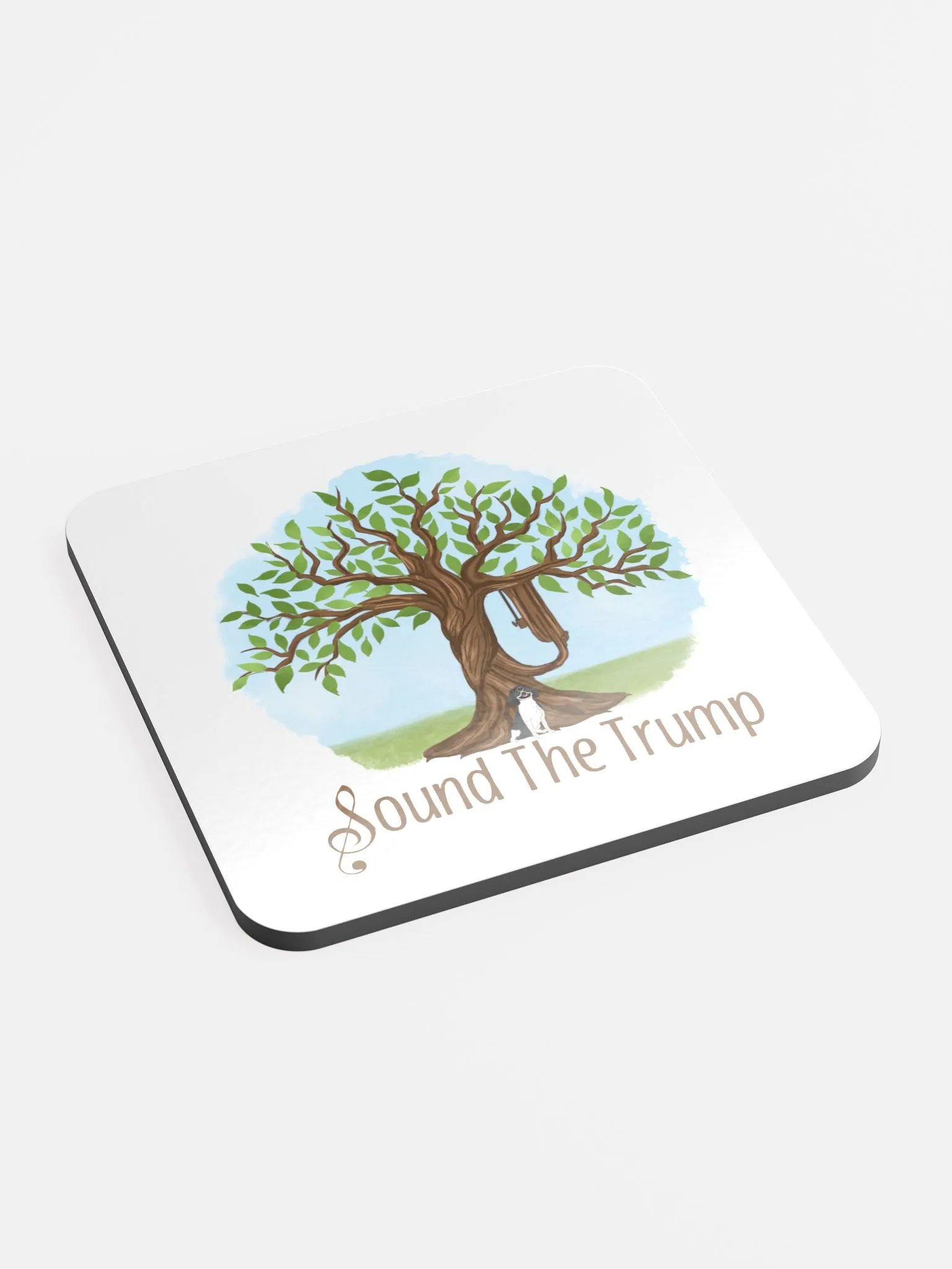 Glossed Coaster | Sound the Trump product image (2)