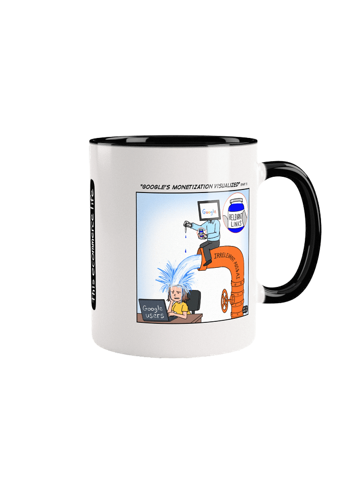 "Google's monetization visualized" mug product image (1)