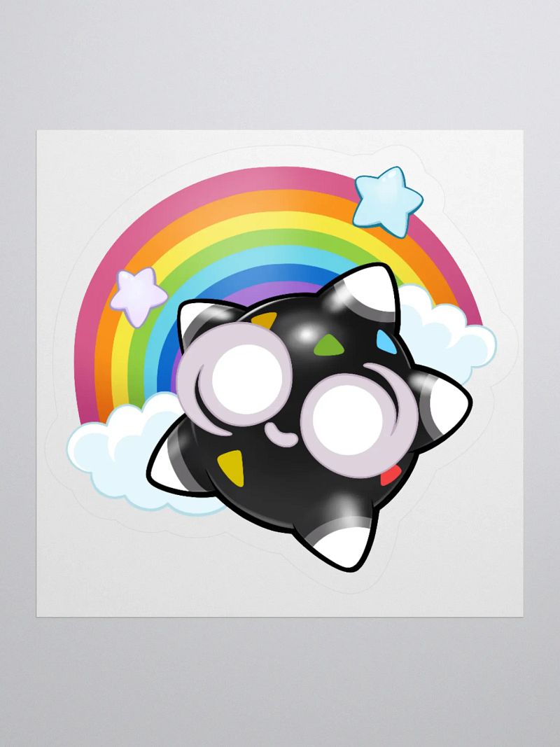 Shiny Minior Starburst Sticker