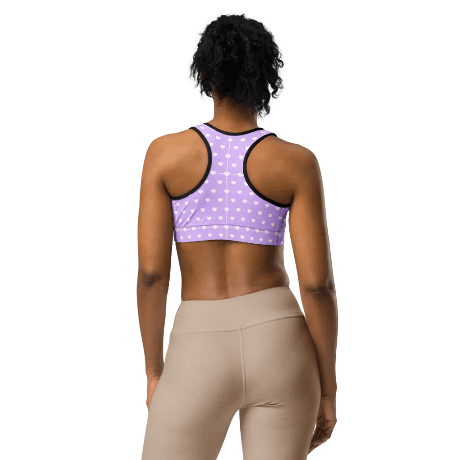 Pastel Heart Seamless Pattern Sports Bra - V3 product image (2)