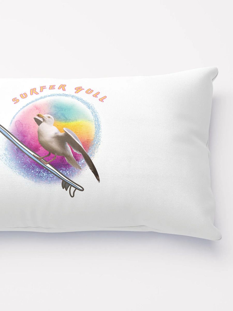 Soleil the Surfer Gull Throw Pillow product image (5)