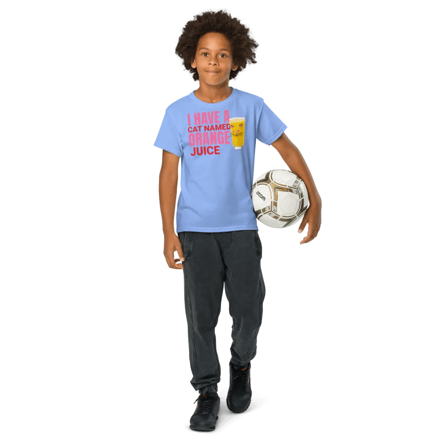 Orange Juice Cat Kids T-Shirt product image (8)