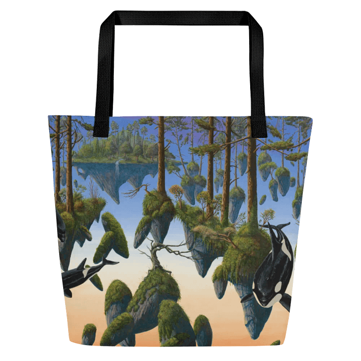 Surreal Symmetry Large Tote Bag product image (2)