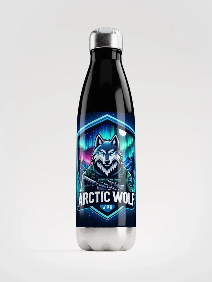 Arctic Wolf Stainless Steel Water Bottle product image (1)