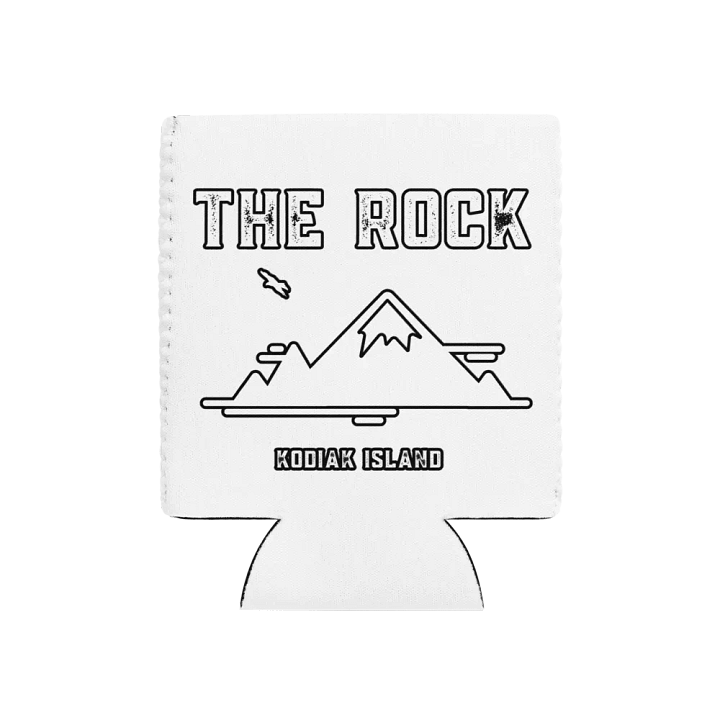 The Rock Can Coozie (White) product image (1)