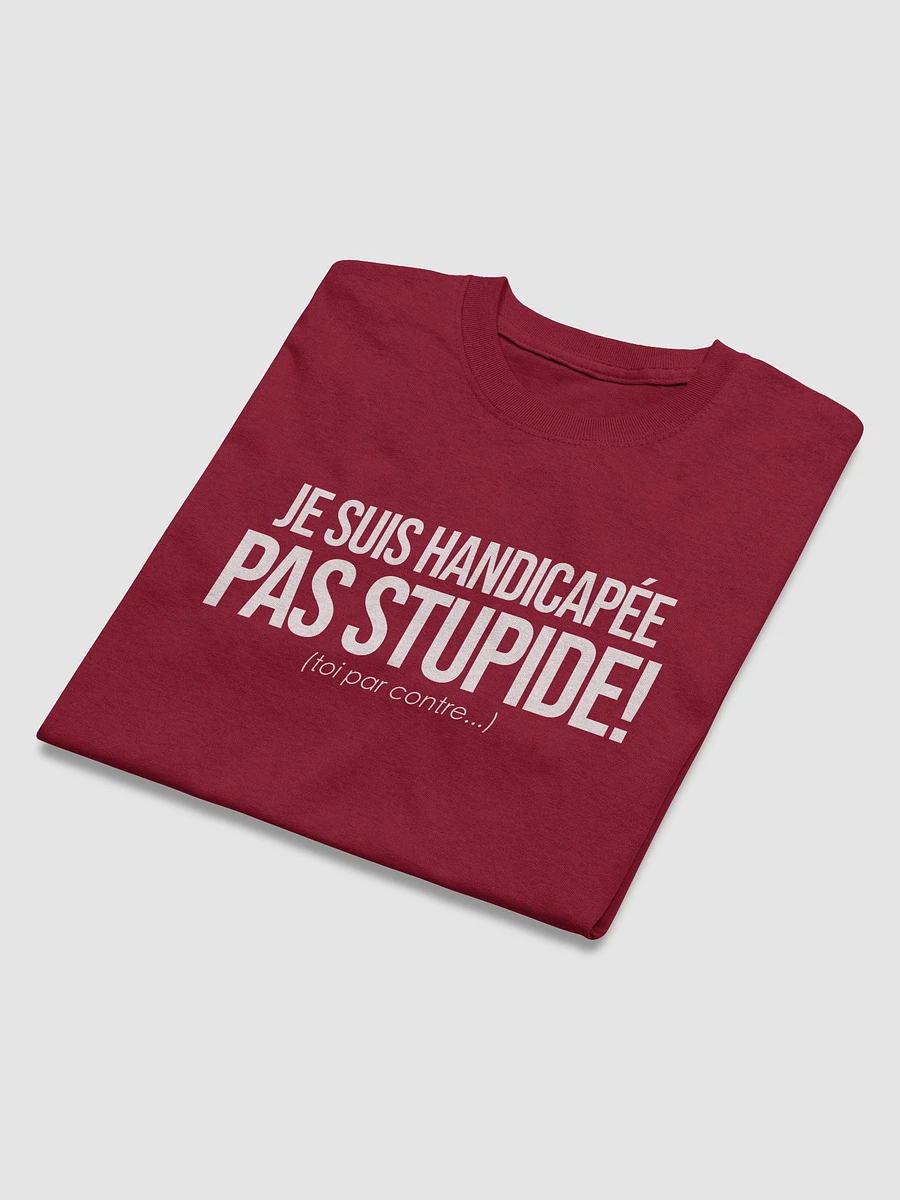 T-Shirt Handicapée pas stupide (femme) product image (29)
