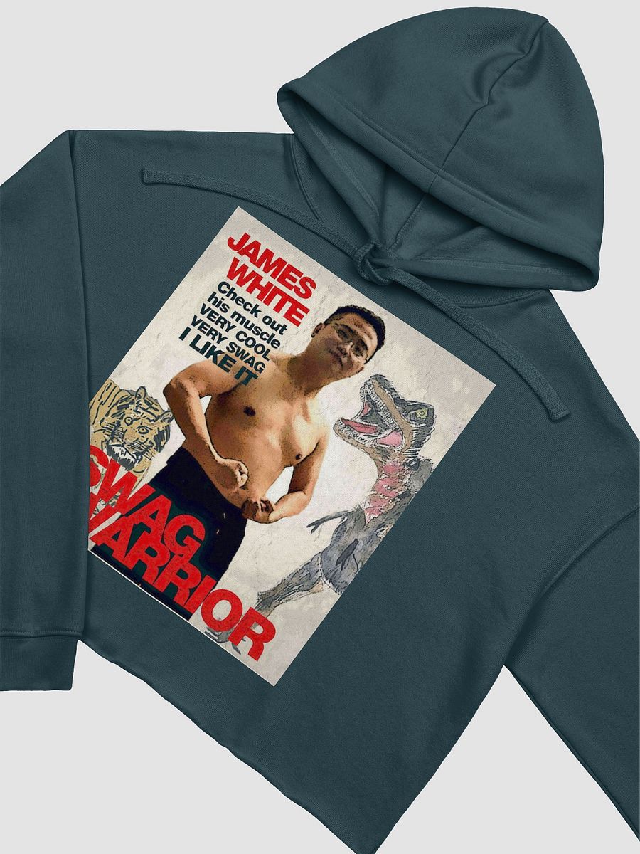 Bella+Canvas Fleece Crop Hoodie: swag warrior product image (24)