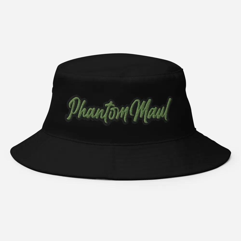 'PhantomMaul' Bucket Hat Kiwi Green Lettering product image (8)