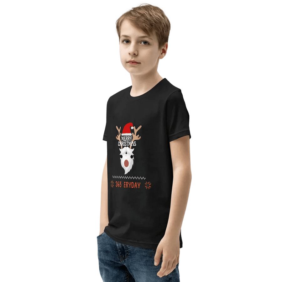 Santa-Raindeer Youth Tee product image (3)