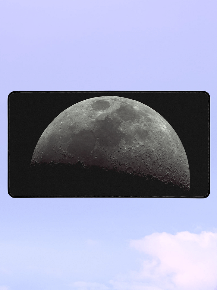 Waxing Moon Desk Mat product image (1)