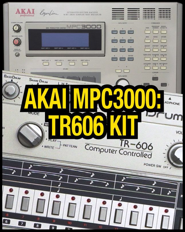 Akai MPC3000: TR606 Kit product image (1)