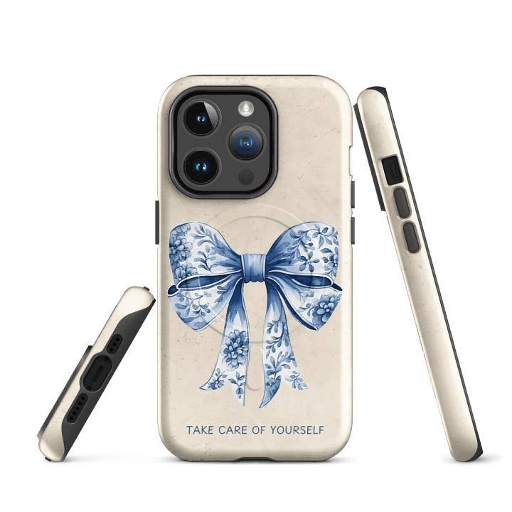 Floral Bow MagSafe® Tough Case product image (3)