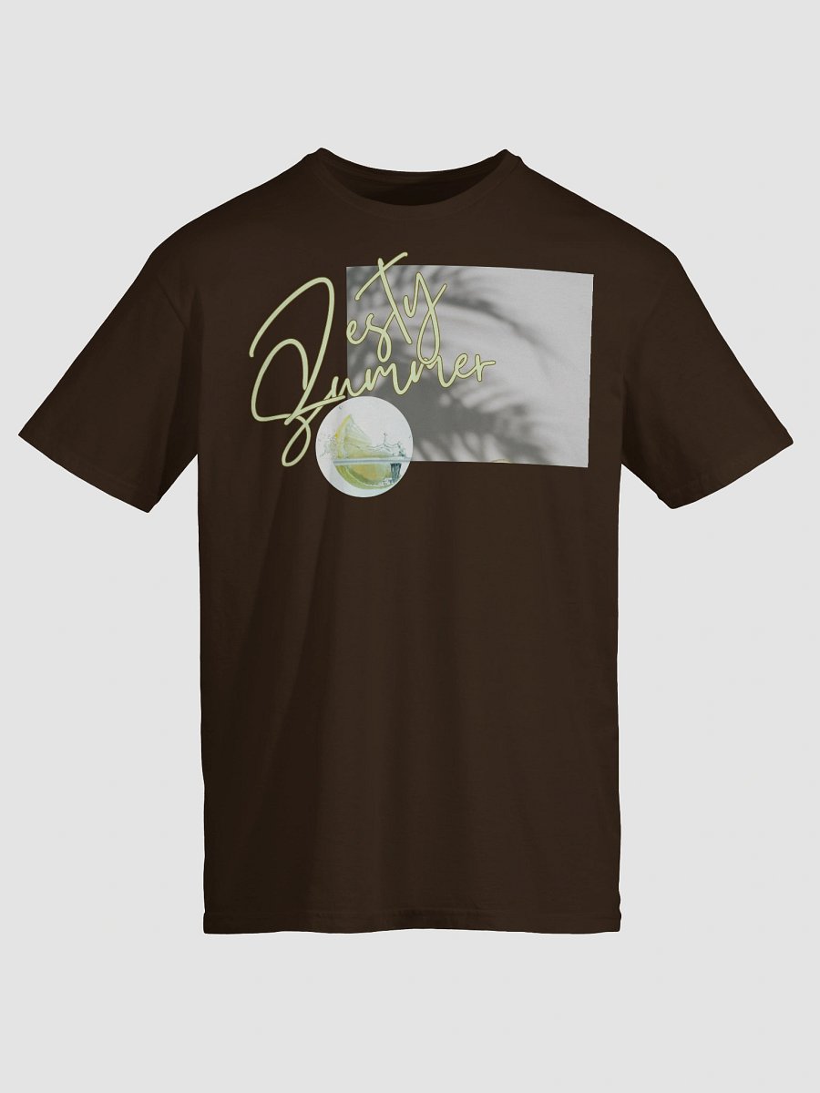 Zesty Summer T-Shirt – Citrus Splash & Calm Palm Shadow [Men’s] product image (61)