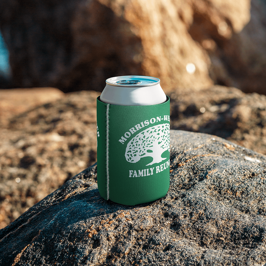 "Morrison-Werner Family Tree" Can Coozie (Green) product image (7)