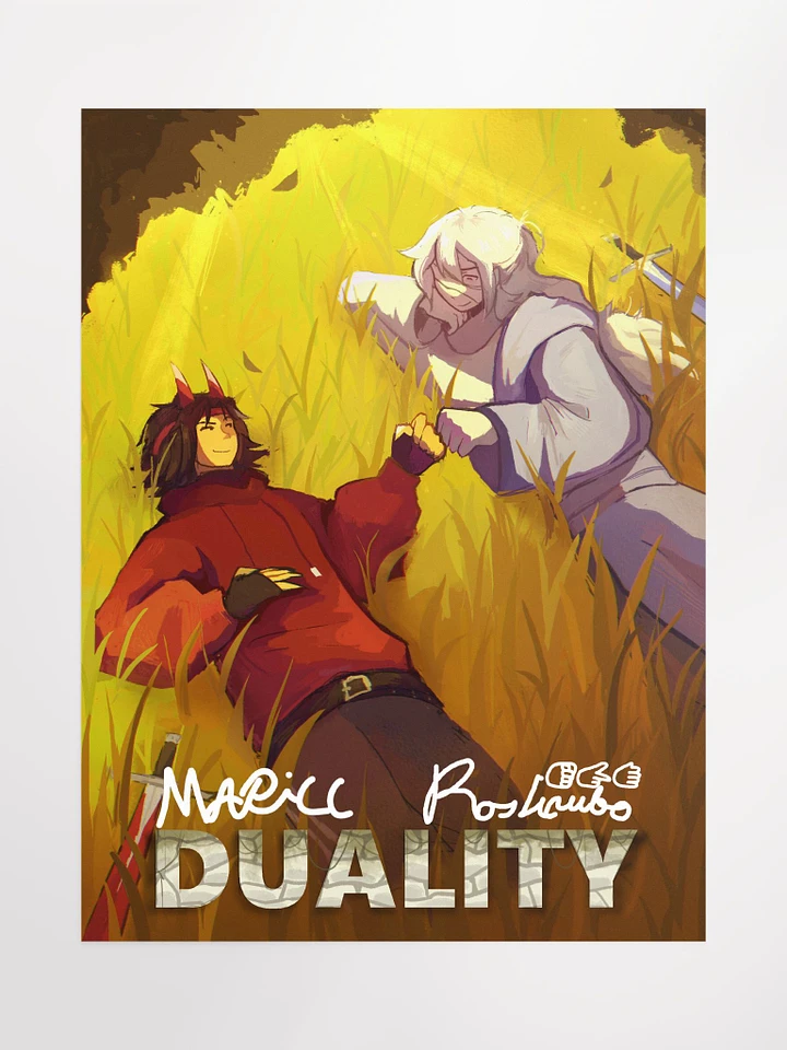 Duality Duo Limited Edition Signed Poster - Grass product image (1)