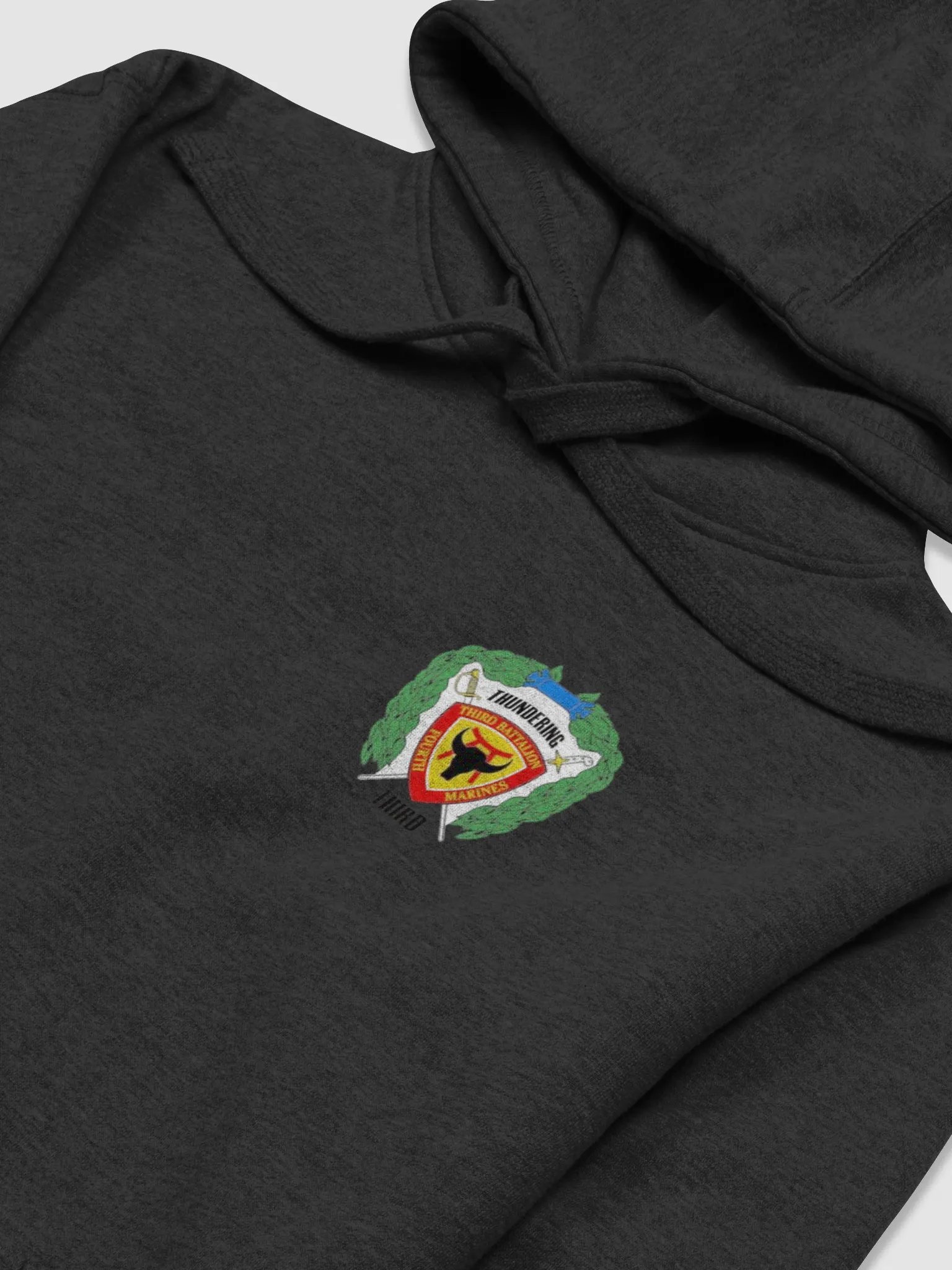 3rd Battalion 3rd Marines Dark Hooded Sweatshirt product image (3)