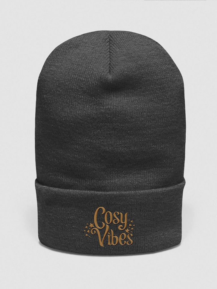 Cosy Vibes Embroidered Beanie product image (6)