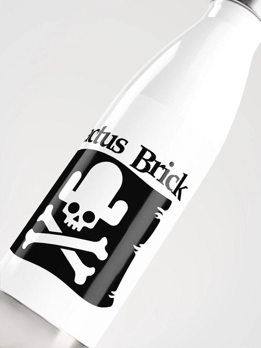 Cactus Brick (Stainless Steel Water Bottle) - Pirate Flag product image (2)