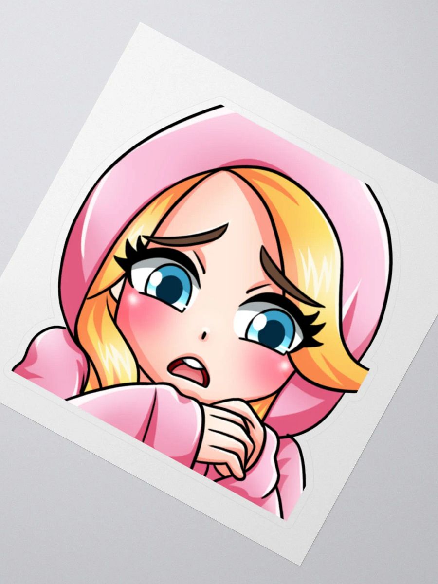 Melissa Shy Emote Sticker product image (2)