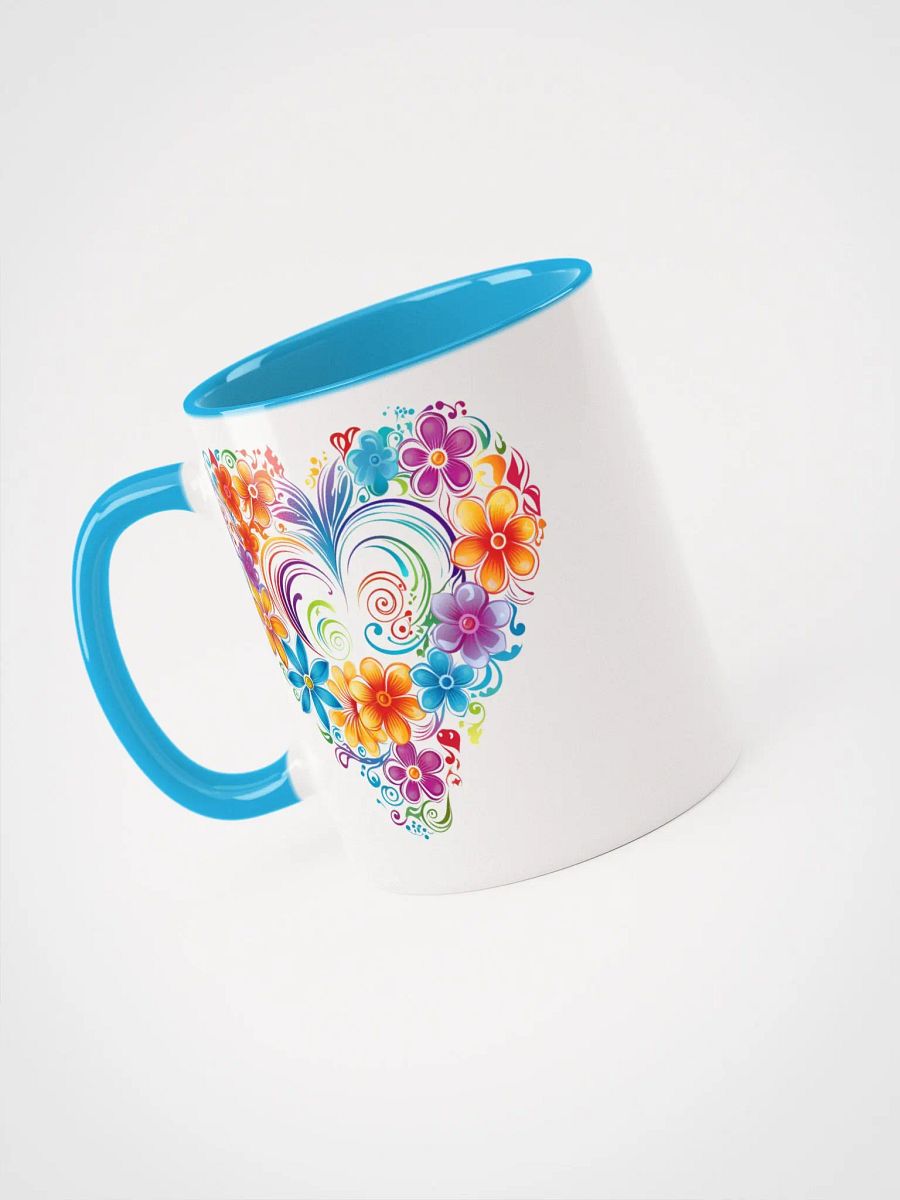 Flower Heart Rainbow of Colors Mug product image (3)