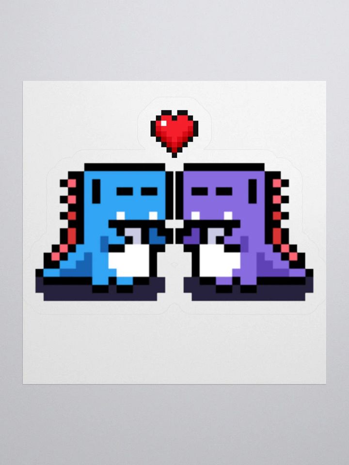 Dancing Dino Duo Sticker product image (1)