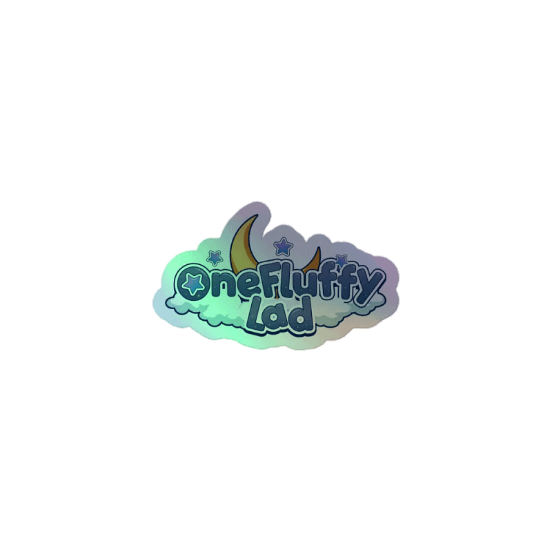 The Logo Giant Holographic Sticker