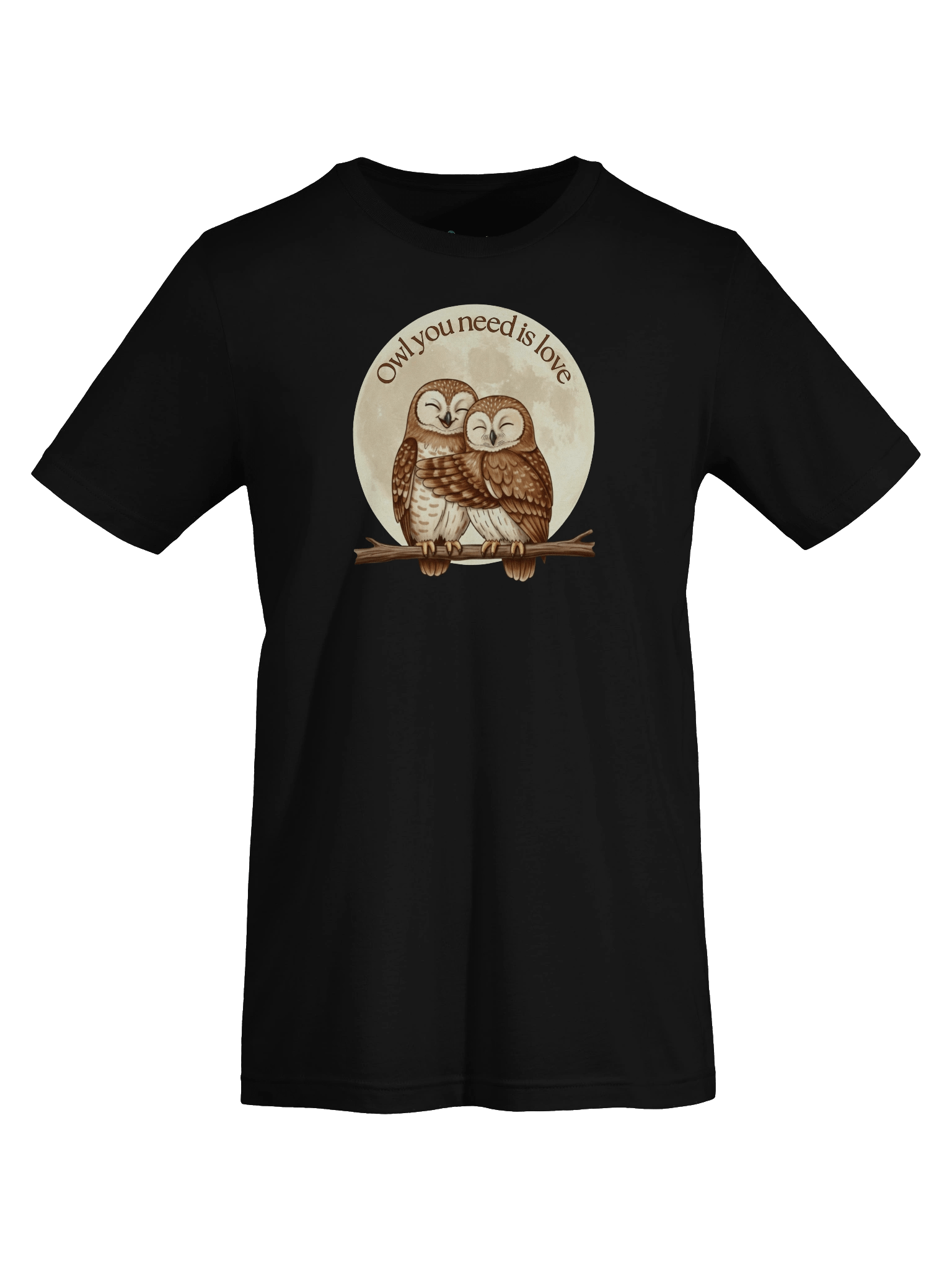 Owl Love Classic T-Shirt (full moon version) product image (5)