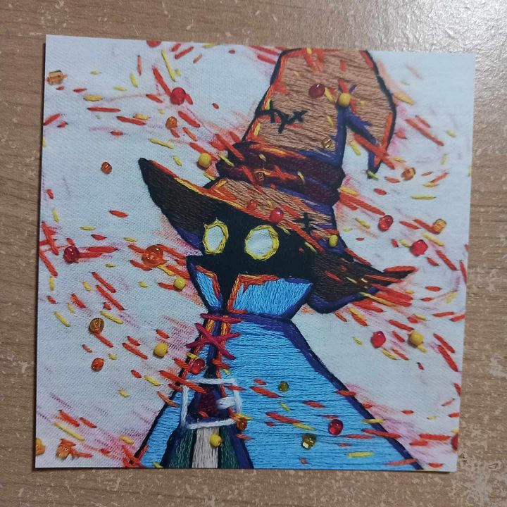 Vivi from Final Fantasy Embroidery Print product image (2)