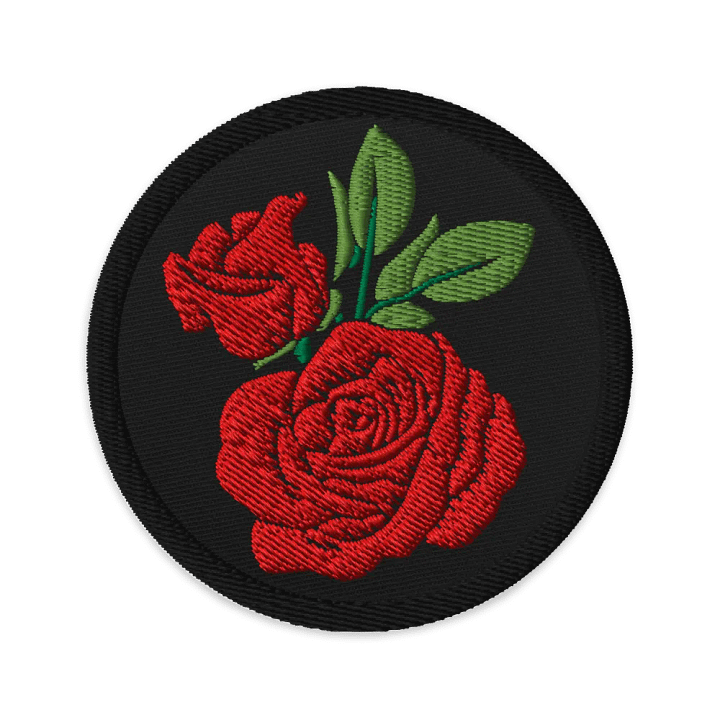 The Rose Garden Embroidered Patch (Circle) product image (2)